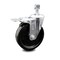 Service Caster 5 Inch Phenolic Swivel 12mm Threaded Stem Caster with Total Lock Brake SCC SCC-TSTTL20S514-PHR-M1215 - alternate 1